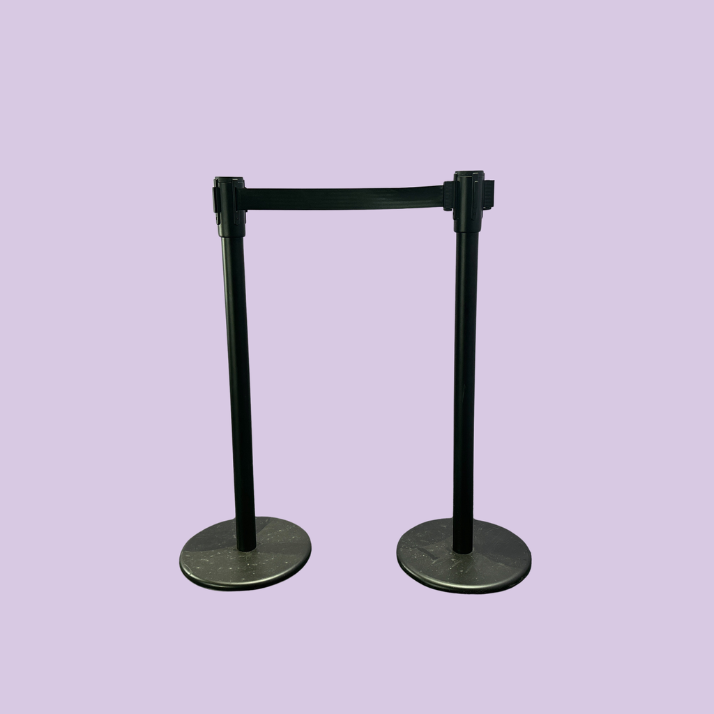 Køordner med bånd - Svart 