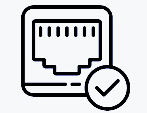 Wired internet with a dedicated wireless network, 1 Gbit/s