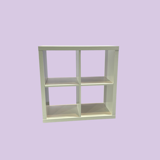 [1666] Kallax shelf - White