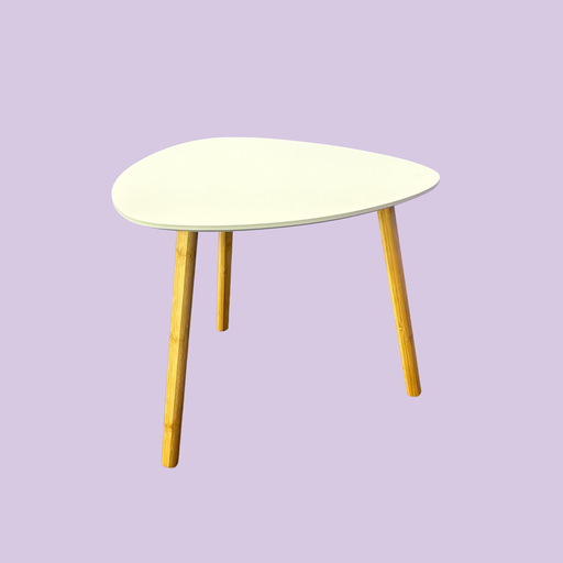 [2054] Taps corner table - White